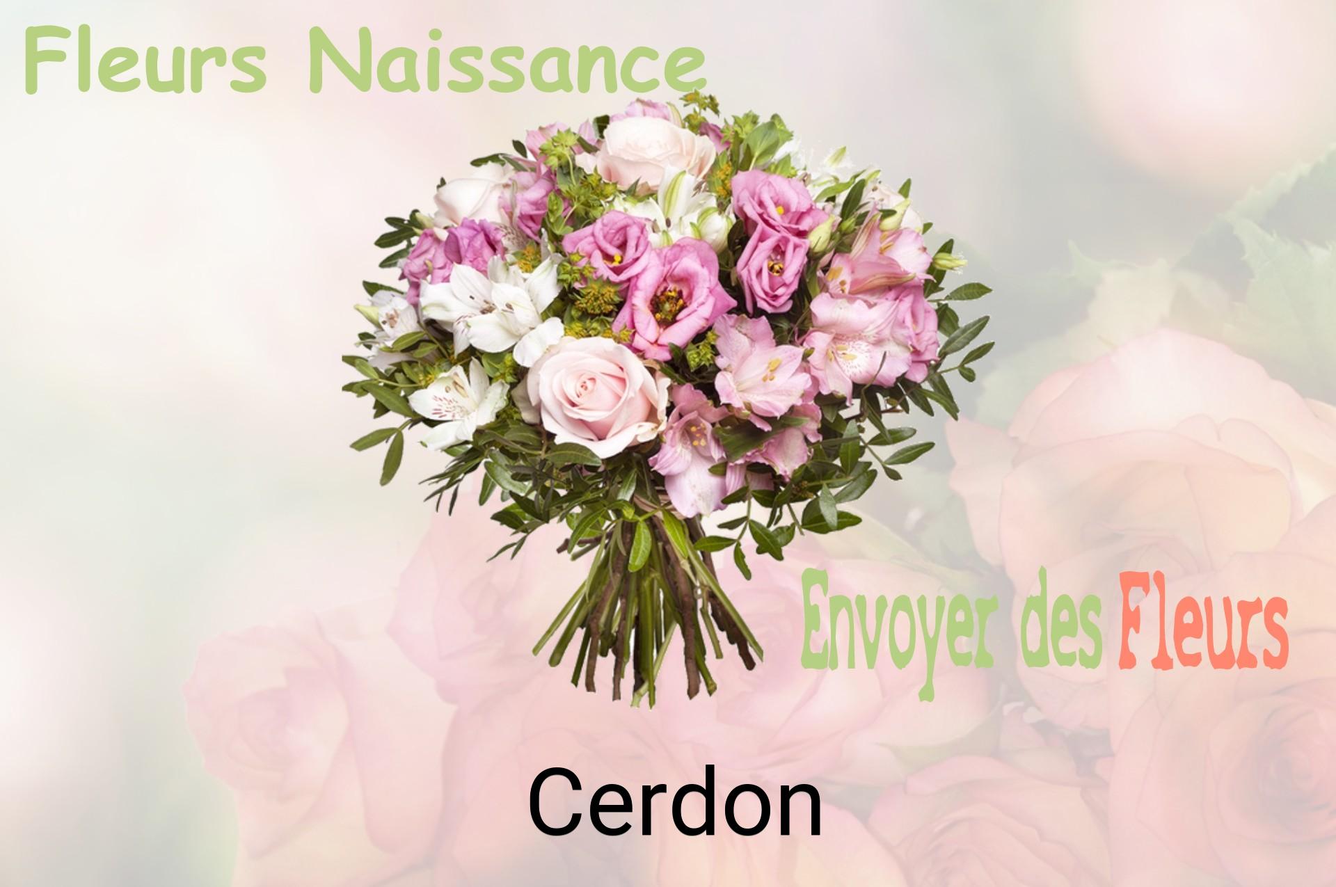 Bouquet de fleurs de naissance livré à Cerdon